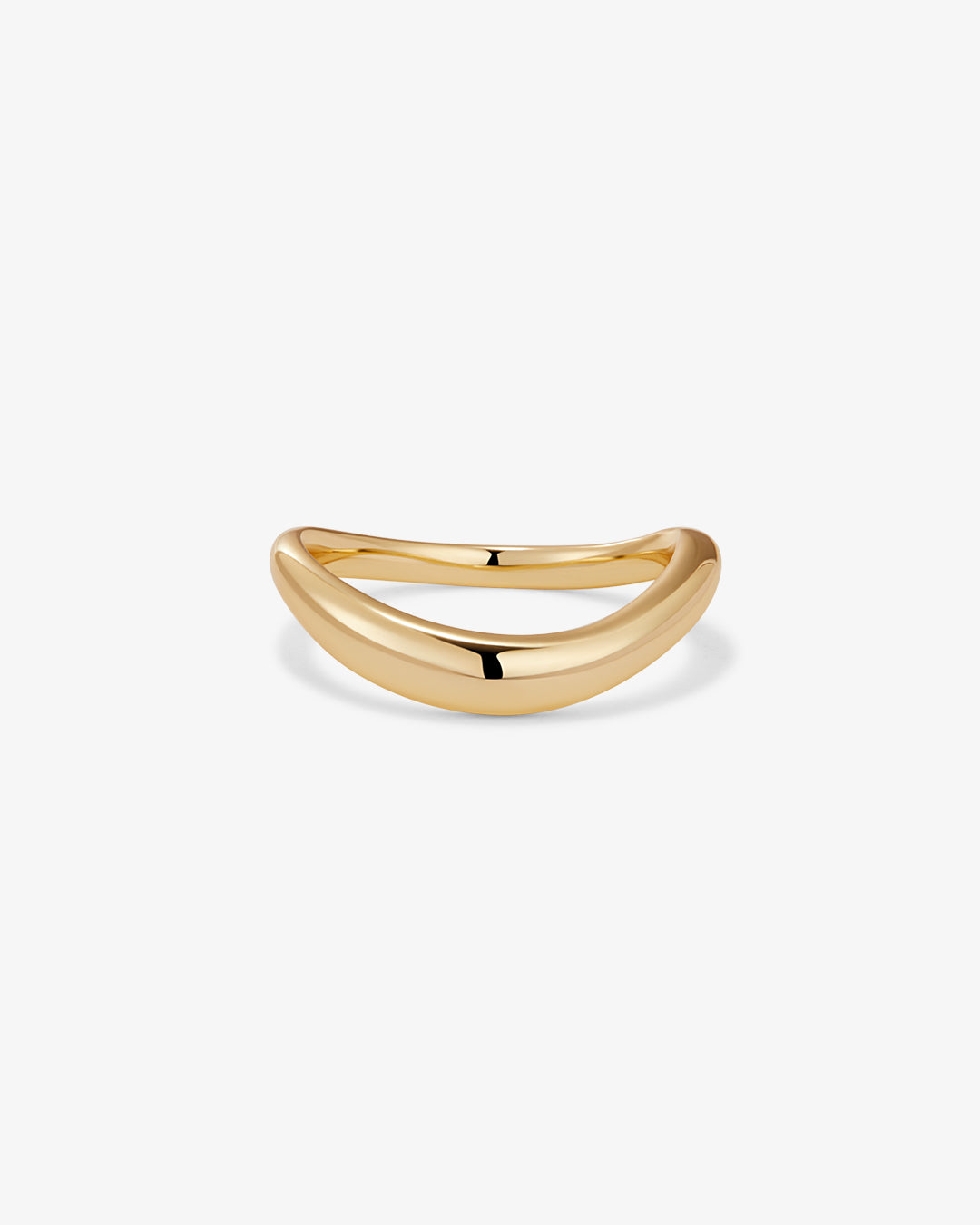Curved Figure Band Ring