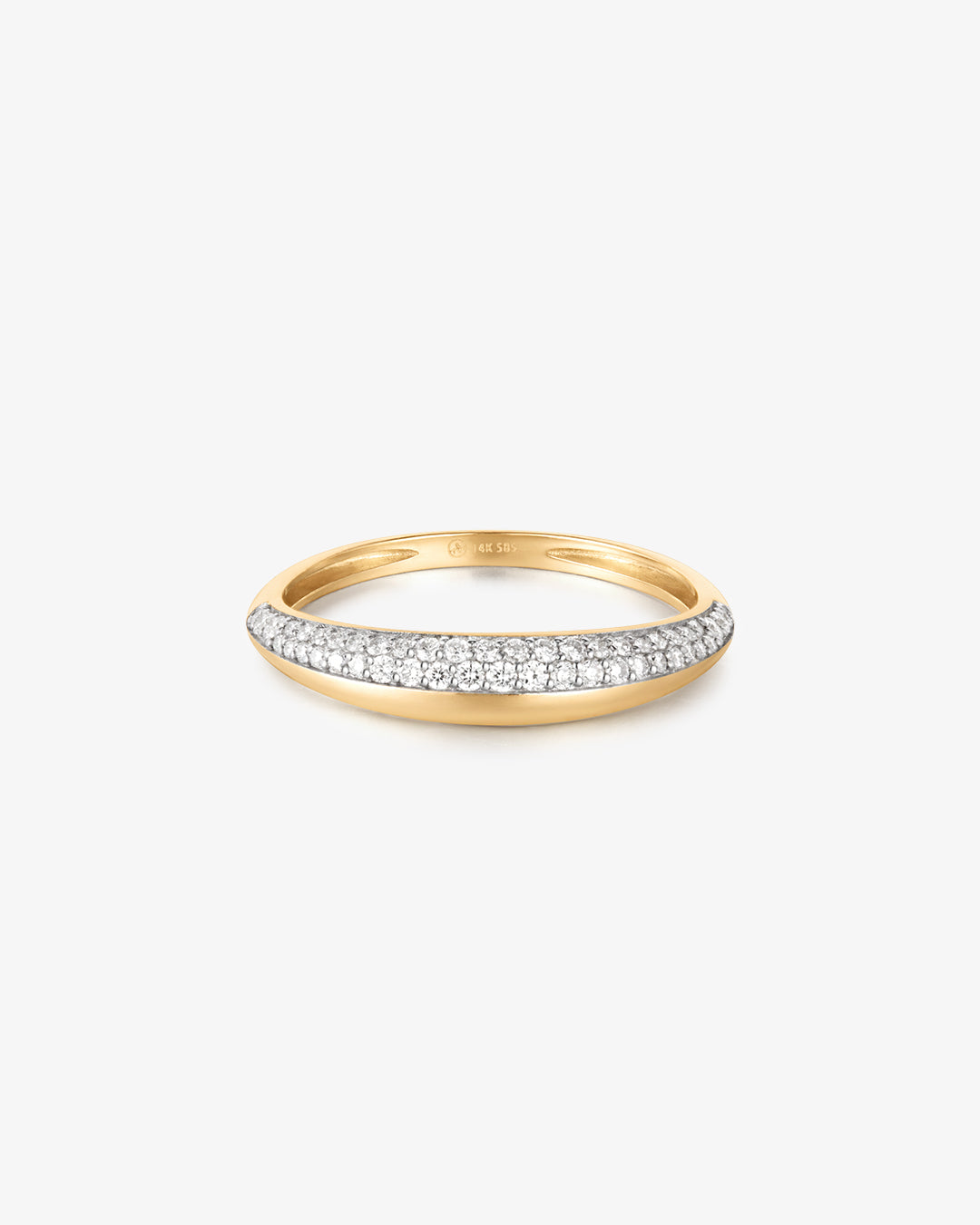 GILEA | Two-Tone Pave Lab Grown Diamond Ring