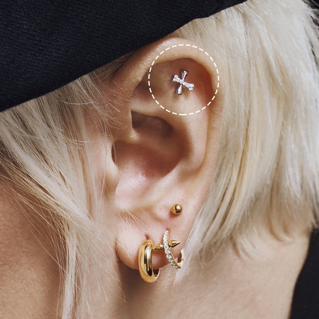 LAVENDER | Lab Grown Diamond X Threaded Flatback