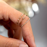 DELIA | Half-Eternity Diamond Ring Rings AURELIE GI 