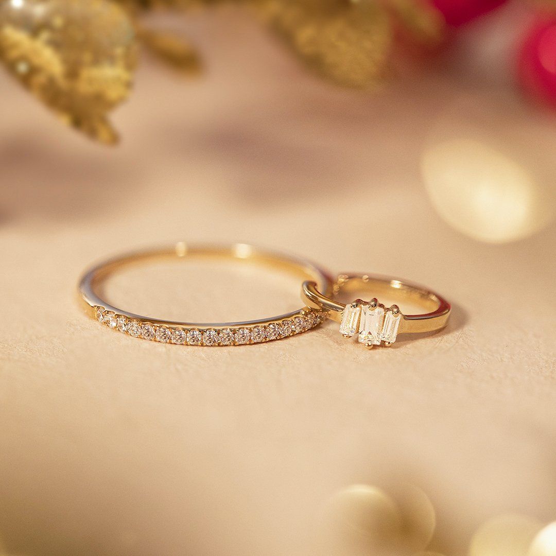 LEXI | Diamond Band Rings AURELIE GI
