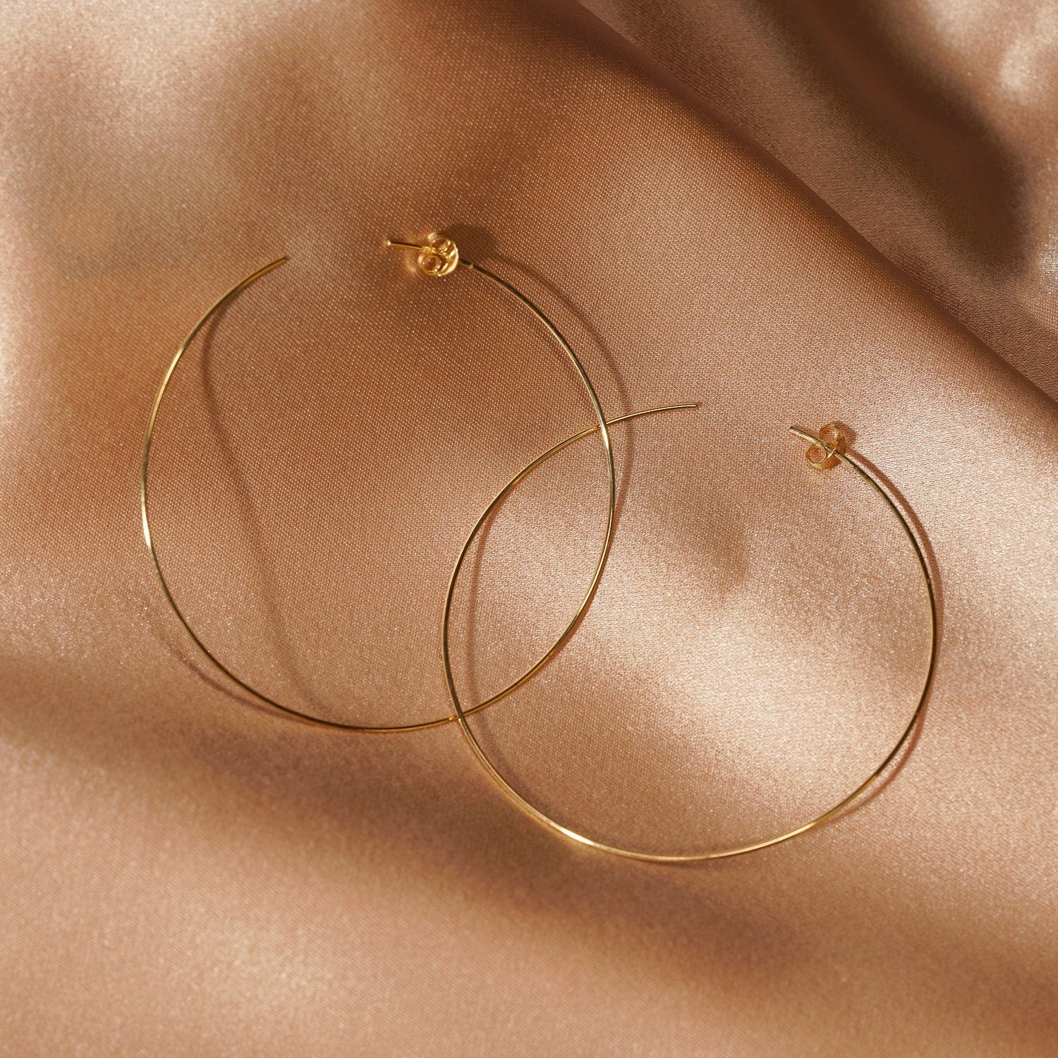 DONNA | Large Seamless Hoops Hoops & Huggies AURELIE GI