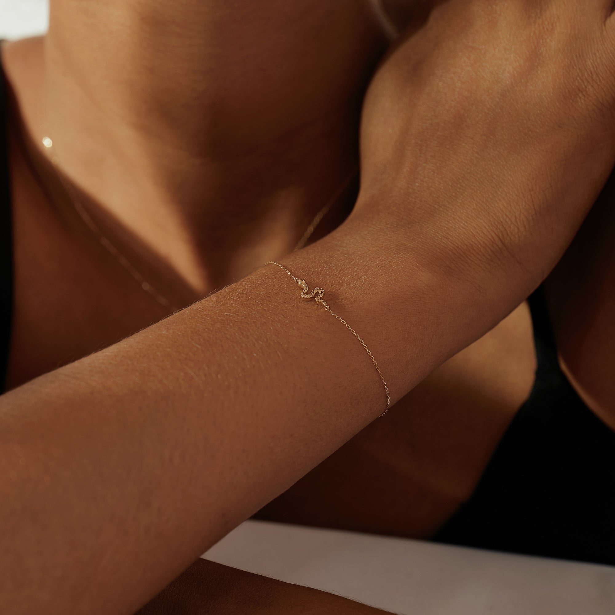 NEFERTITI | Diamond Snake Bracelet Bracelets AURELIE GI