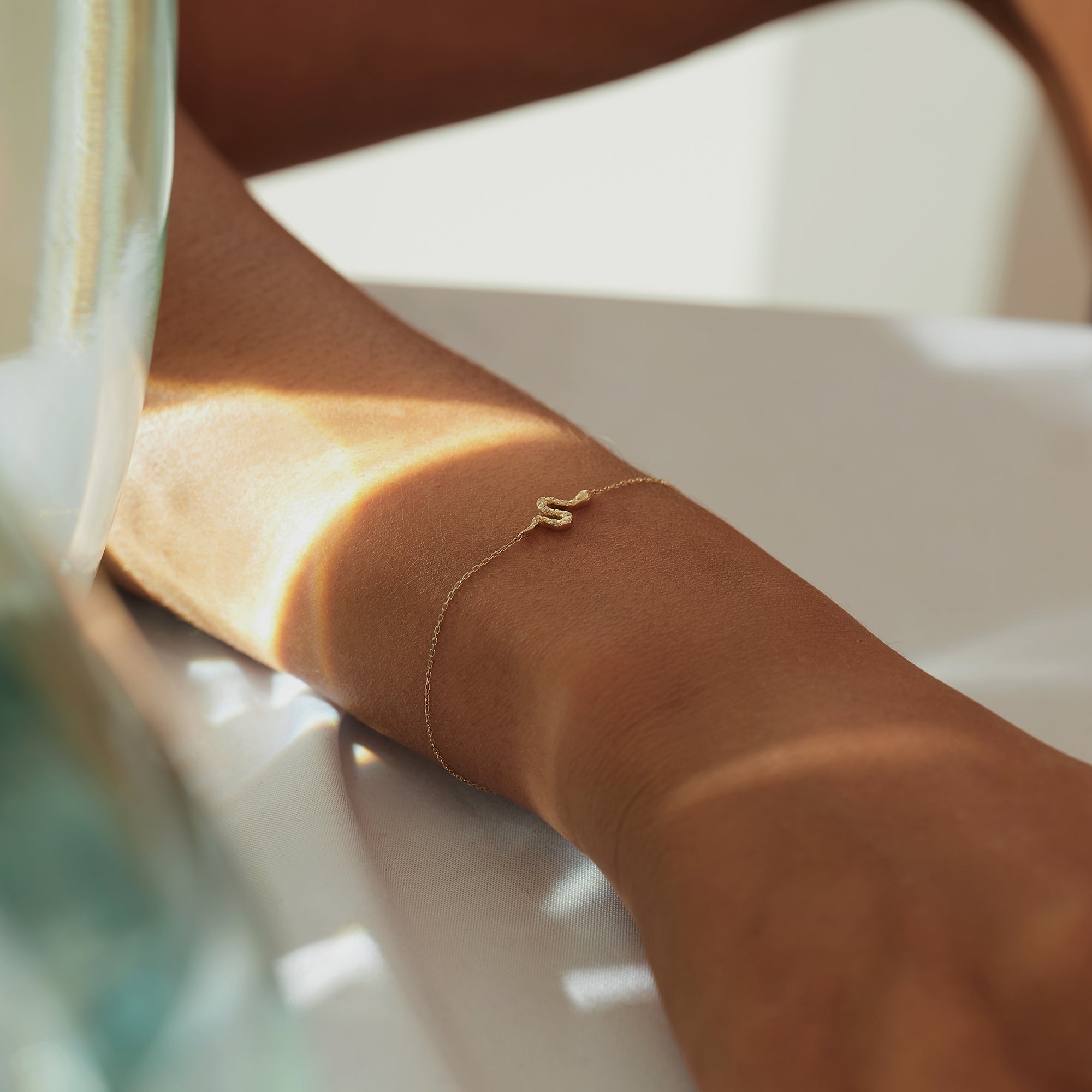 NEFERTITI | Diamond Snake Bracelet Bracelets AURELIE GI