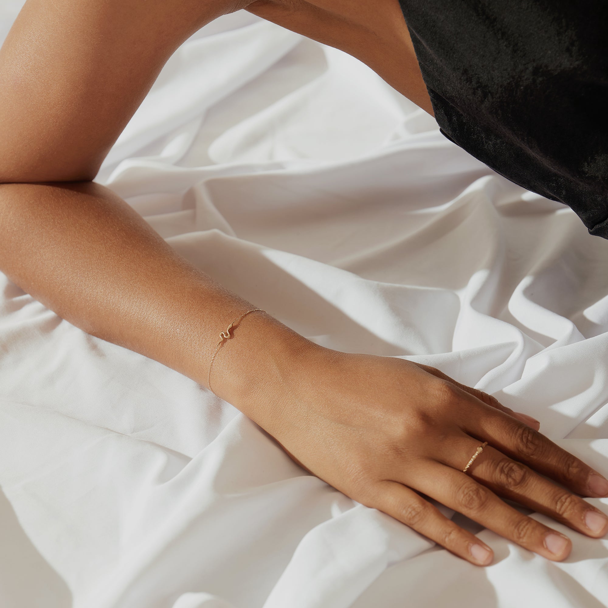 MEDUSA | Snake Stackable Ring Rings AURELIE GI