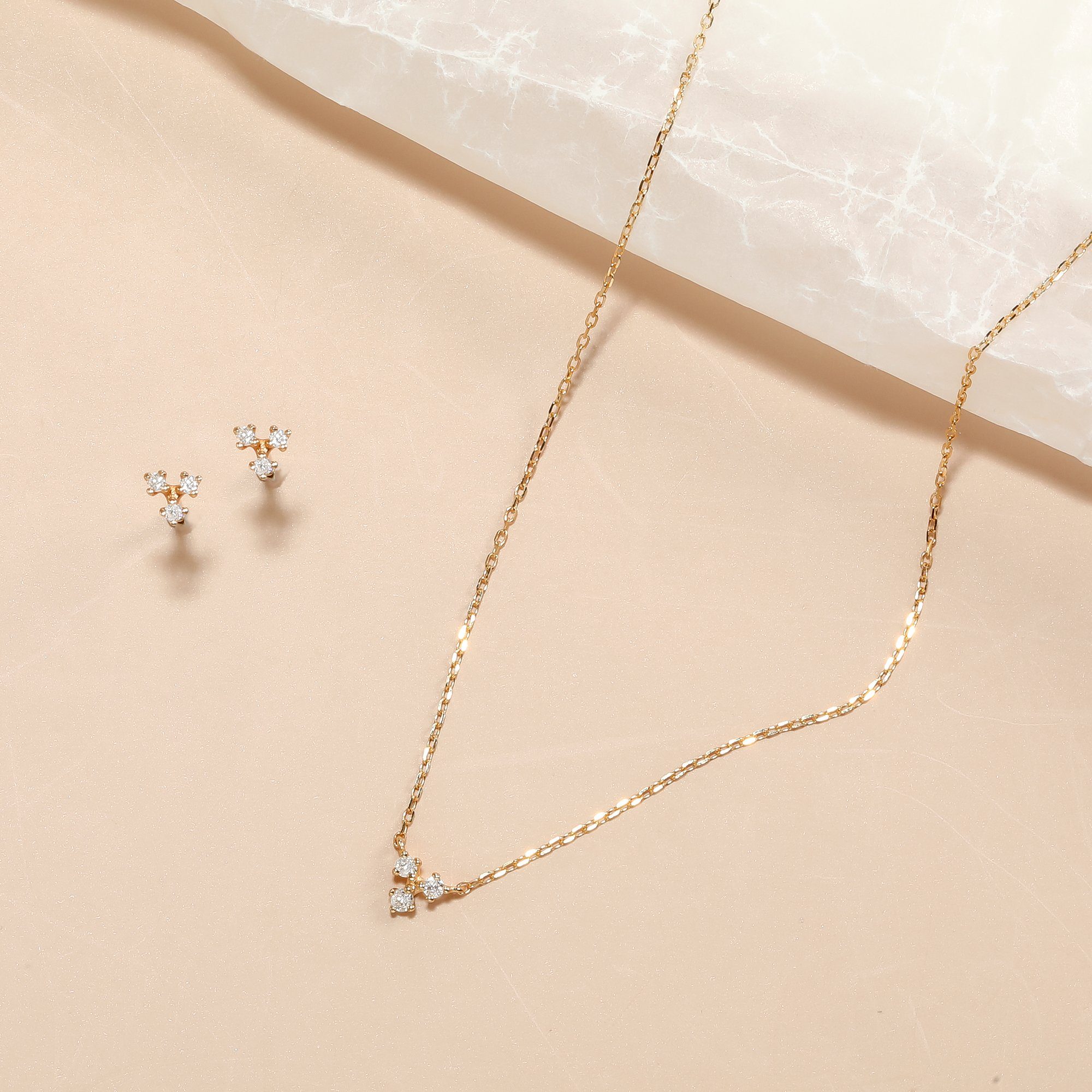 CLOVER | Diamond Necklace Necklaces AURELIE GI