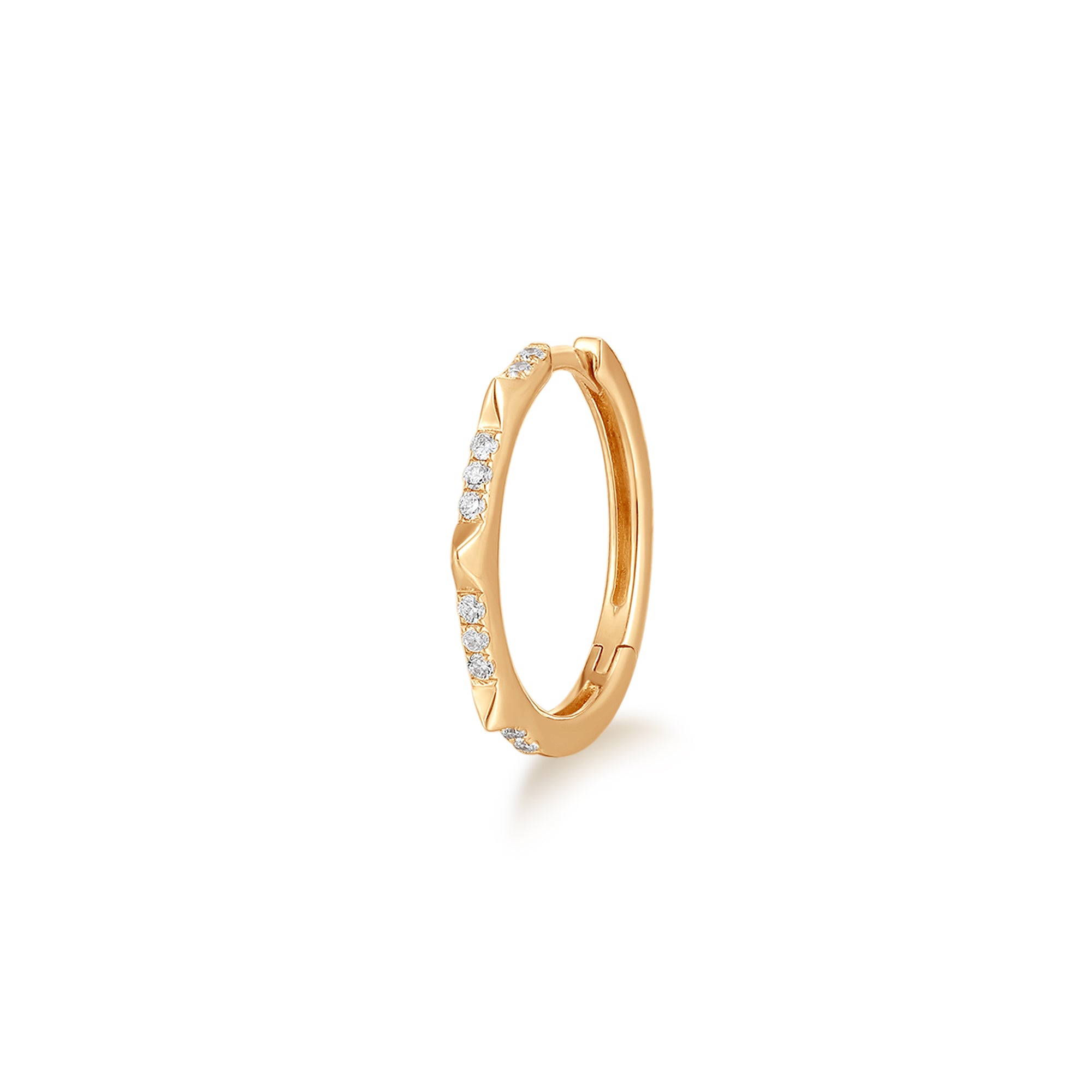 NEPTUNE | Diamond Constellation Huggie Hoop Hoops & Huggies AURELIE GI