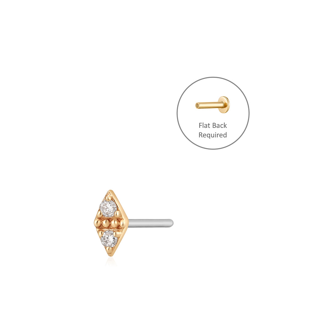 DIAMOND CHAIN EARRING | Silver-Finish Chain Earrings with