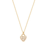 BELLA | Diamond Heart Pendant Necklaces AURELIE GI 