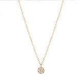 LILY | Diamond Disc Necklace Necklaces AURELIE GI 