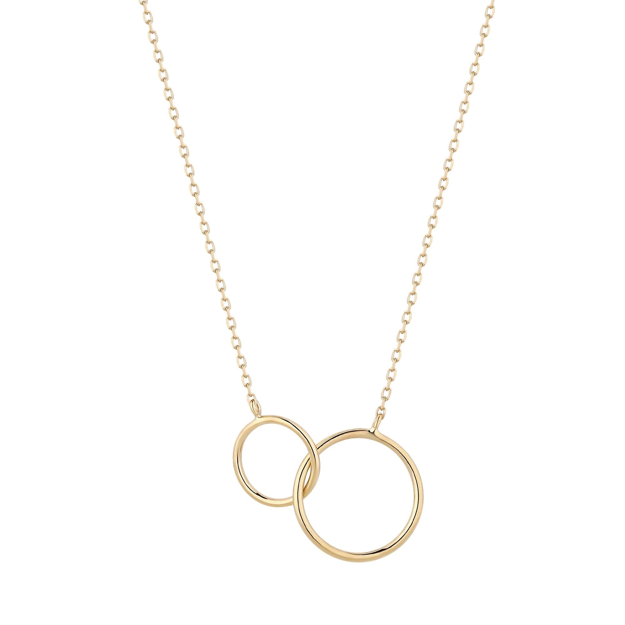 HELEN | Interlinked Circles Necklace Necklaces AURELIE GI