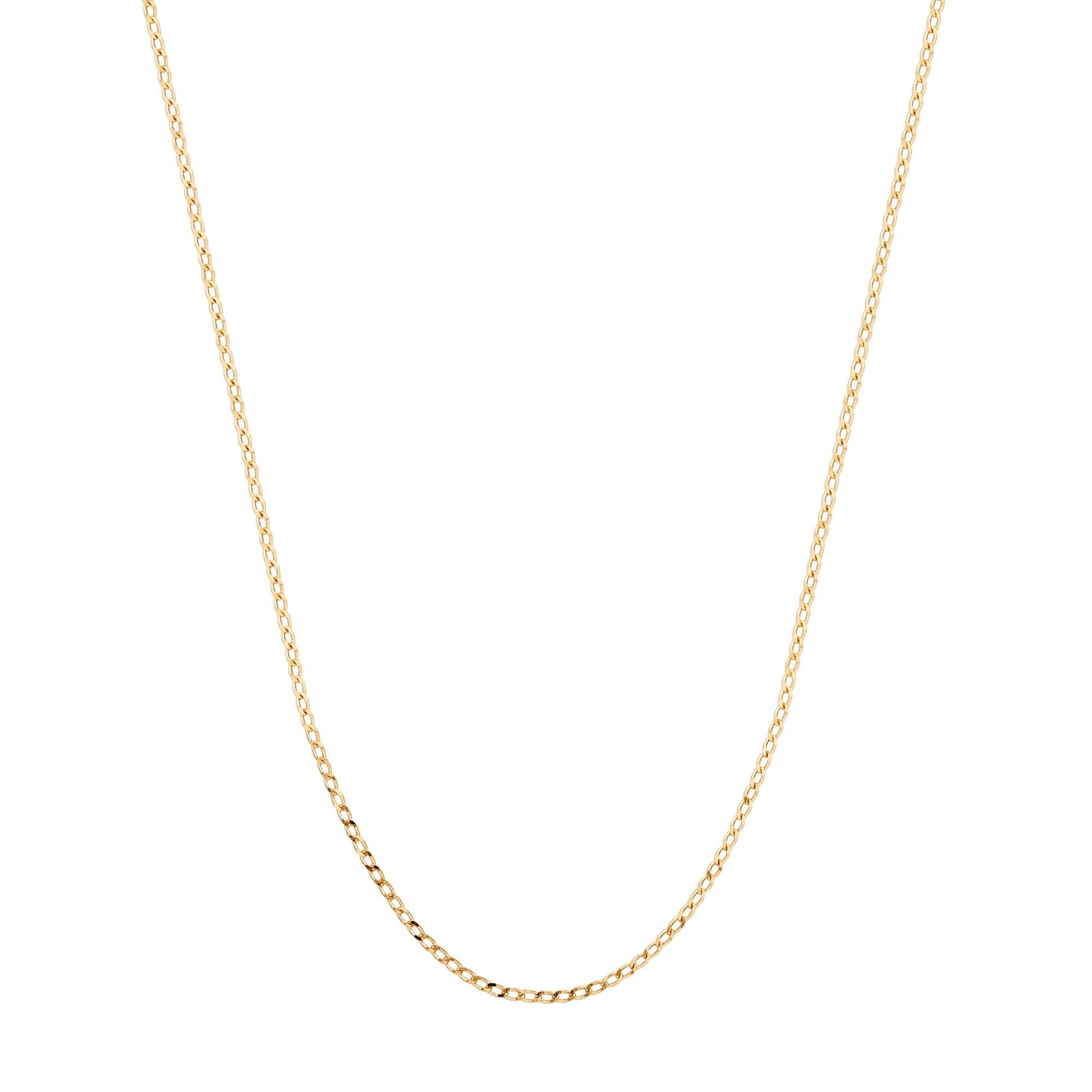 JOSIE | Curb Chain -16" Necklaces AURELIE GI 14k gold