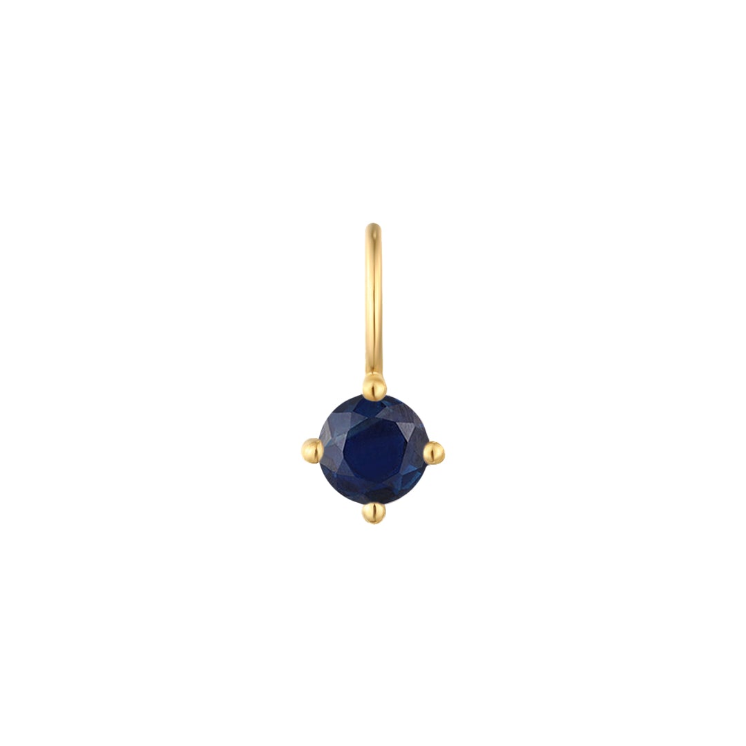 SEPTEMBER | Sapphire Necklace Charm Necklace Charms AURELIE GI