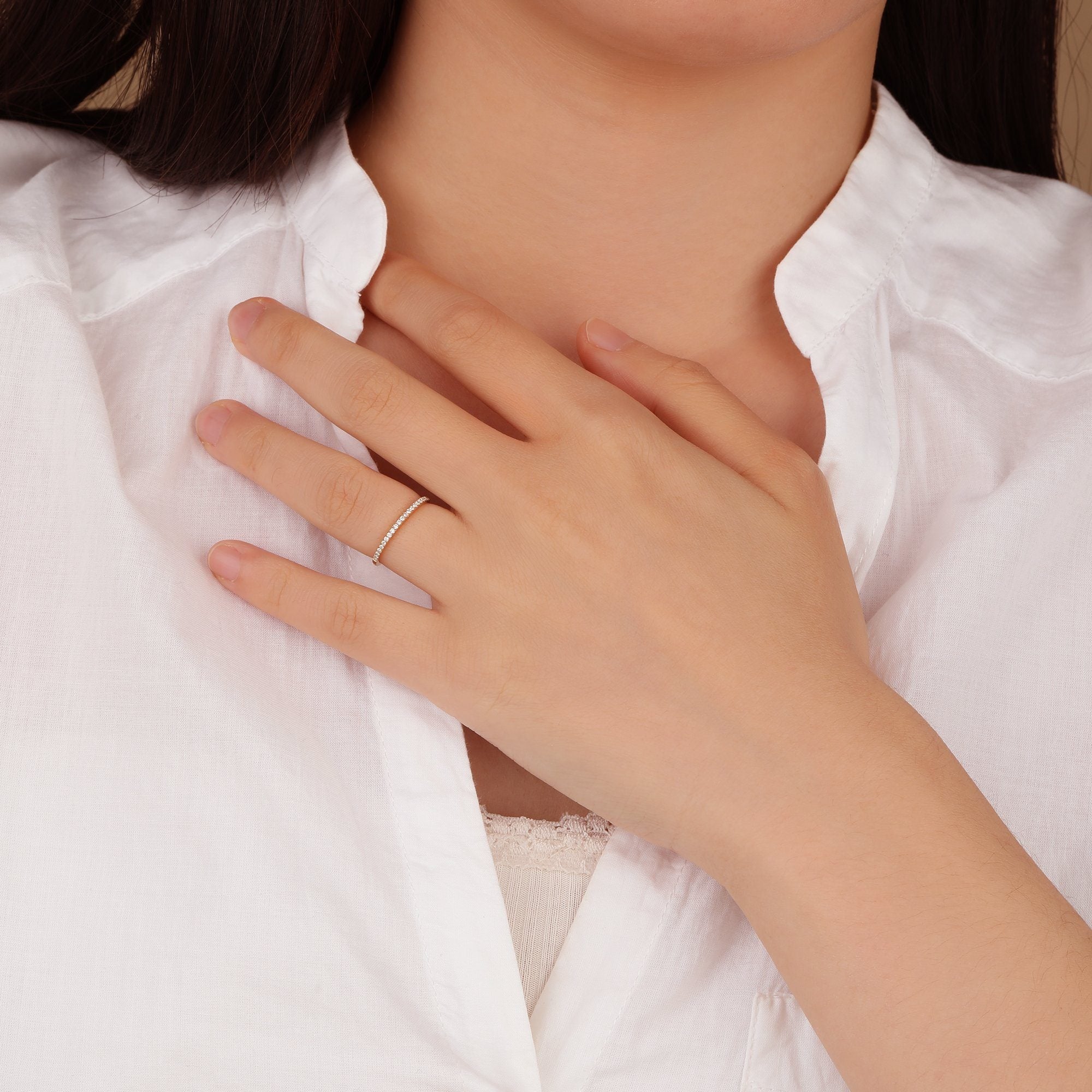 LEXI | Diamond Band Rings AURELIE GI