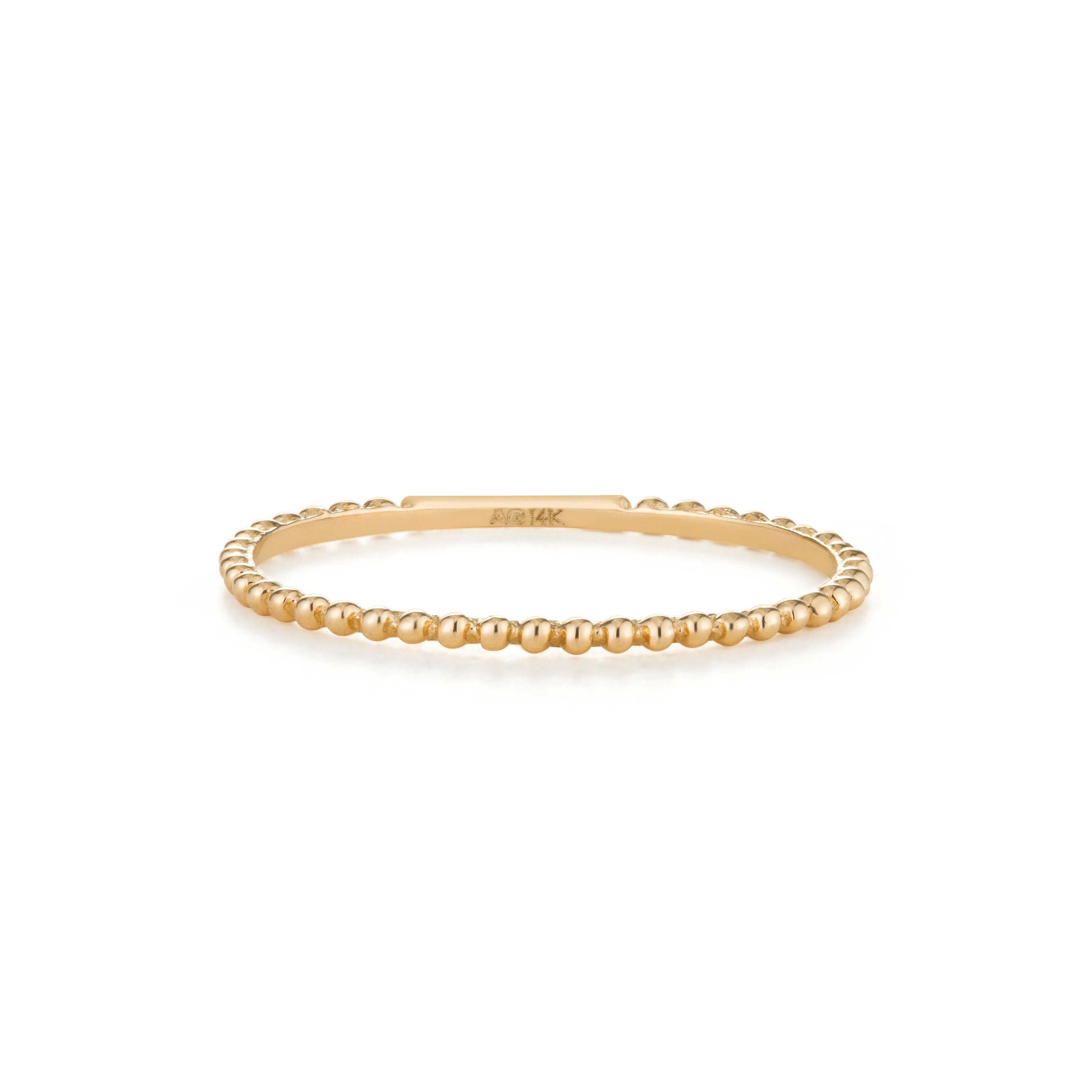 CONNIE | Stacking Dots Band Rings AURELIE GI