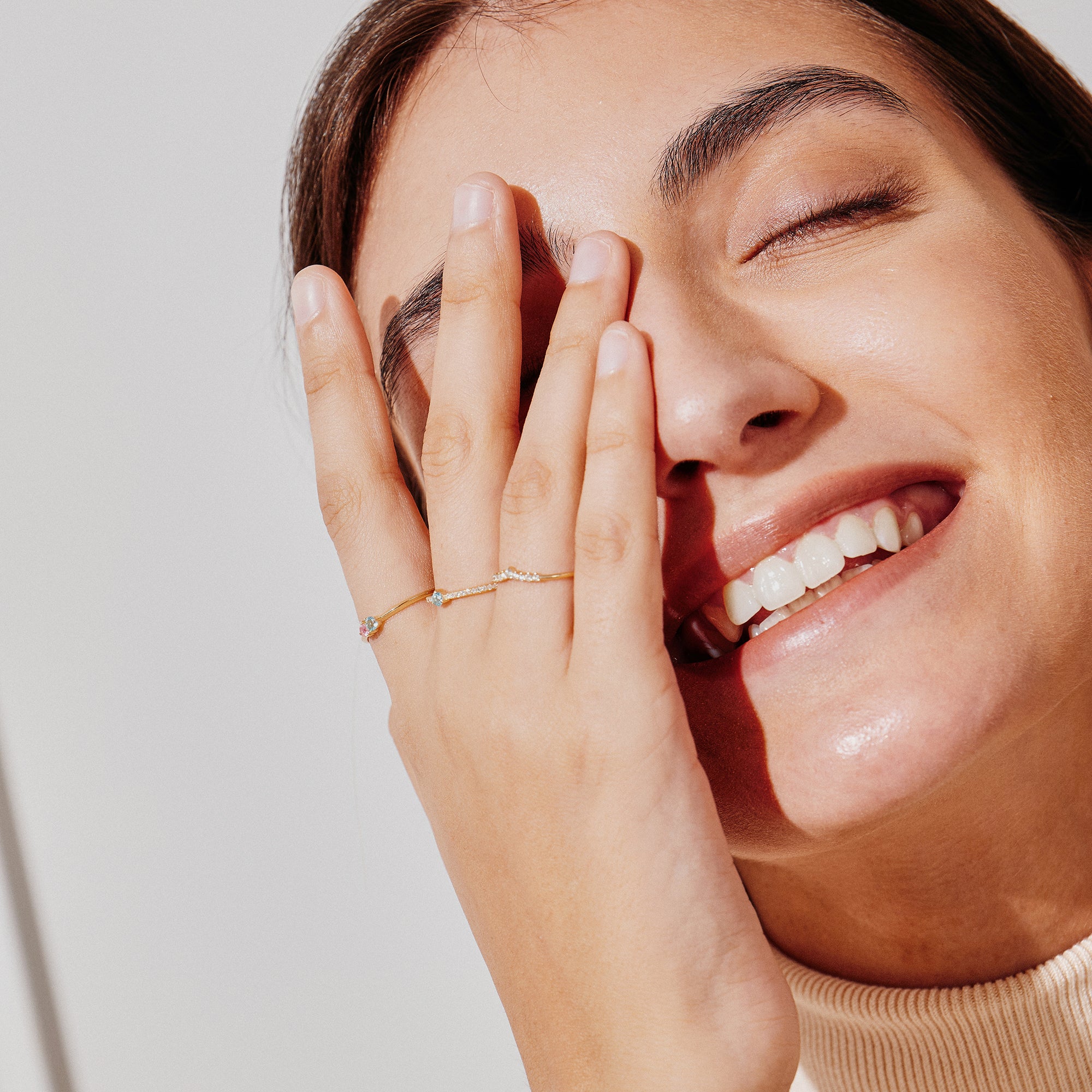 JASMINE | Aquamarine and Diamond Ring Rings AURELIE GI