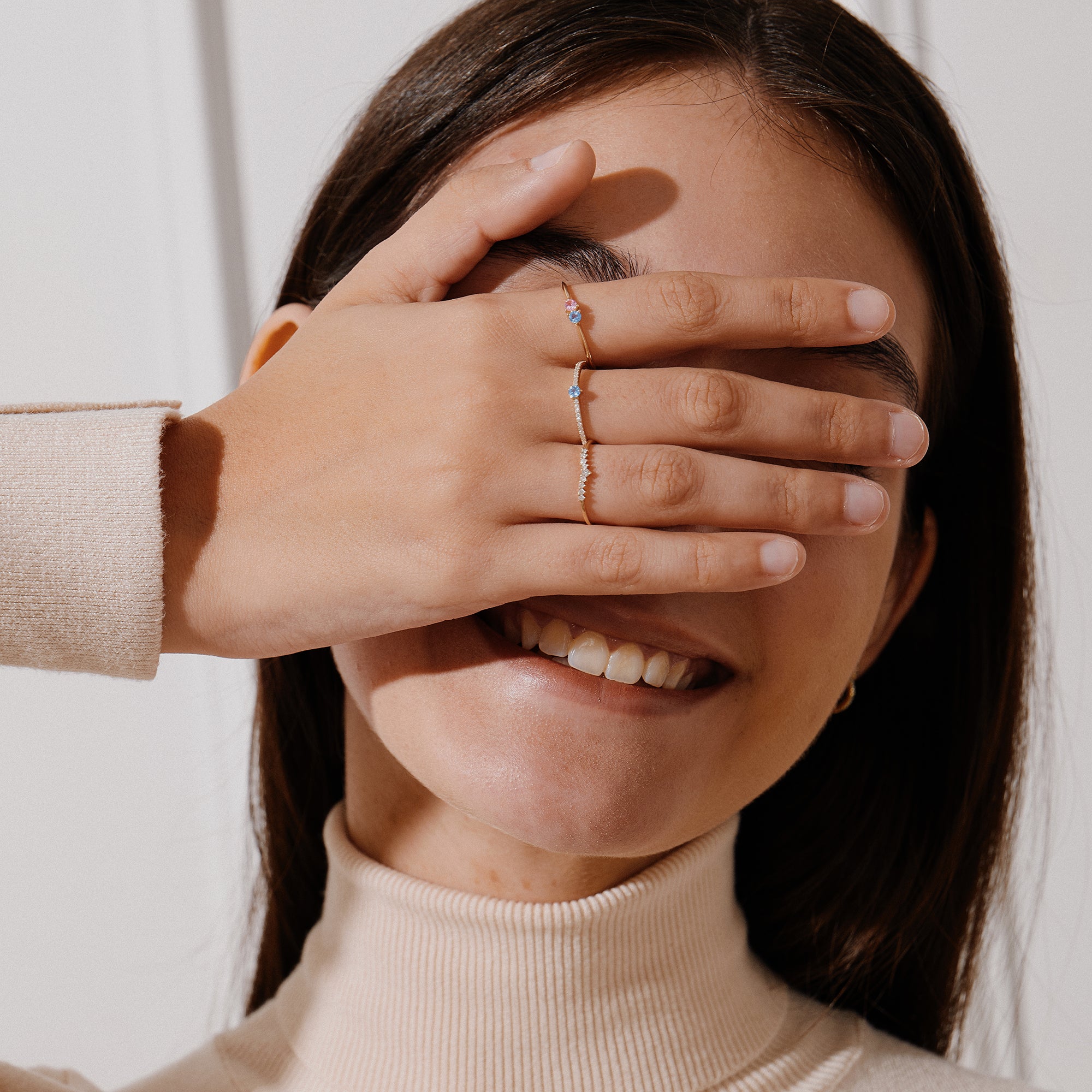JASMINE | Aquamarine and Diamond Ring Rings AURELIE GI