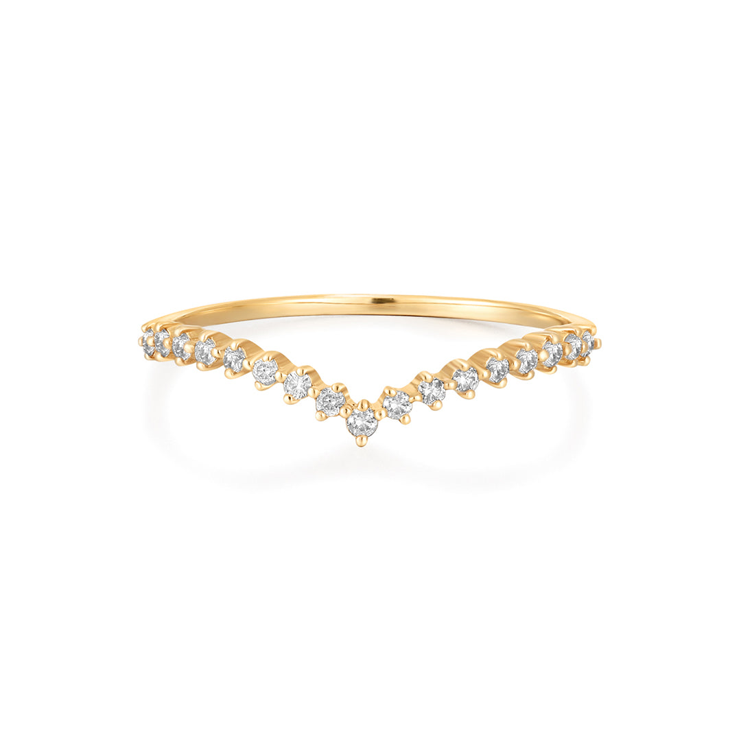 REVERE | Lab Grown Diamond Wishbone Ring