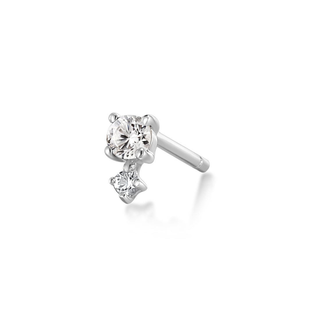 April Birthstone | Diamond Stud Earring