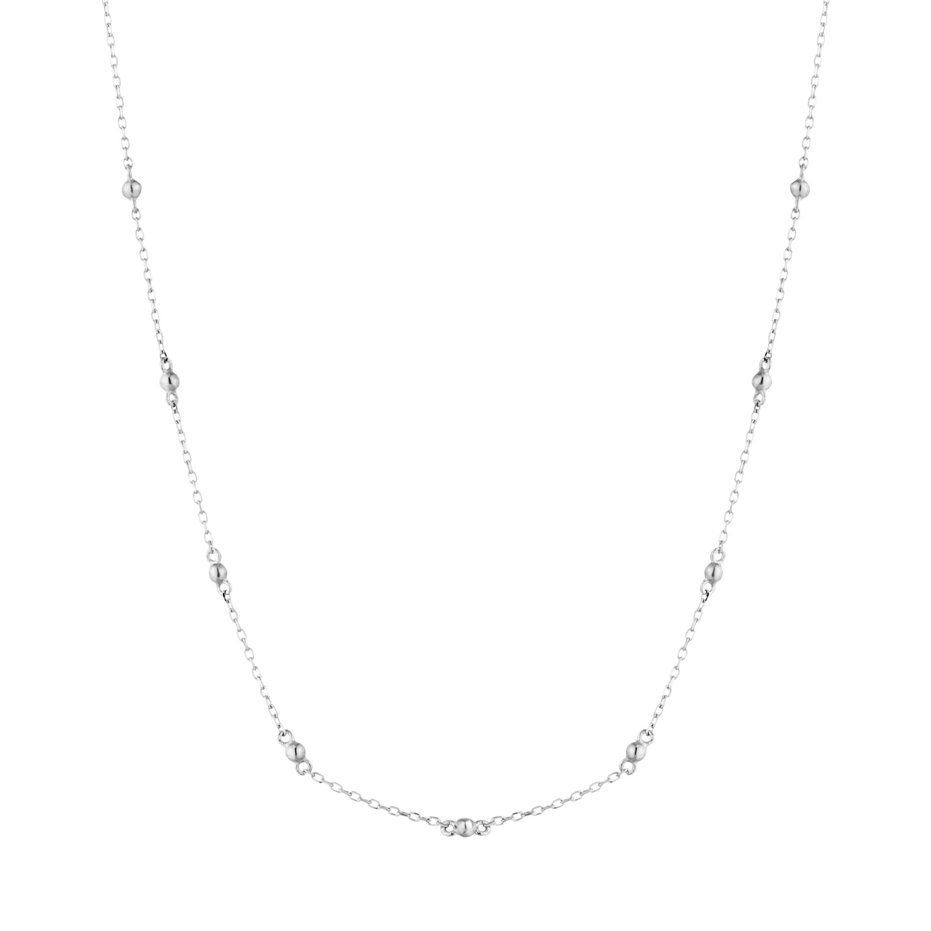 ALICE | Tiny Dots Necklace Necklaces AURELIE GI White Gold