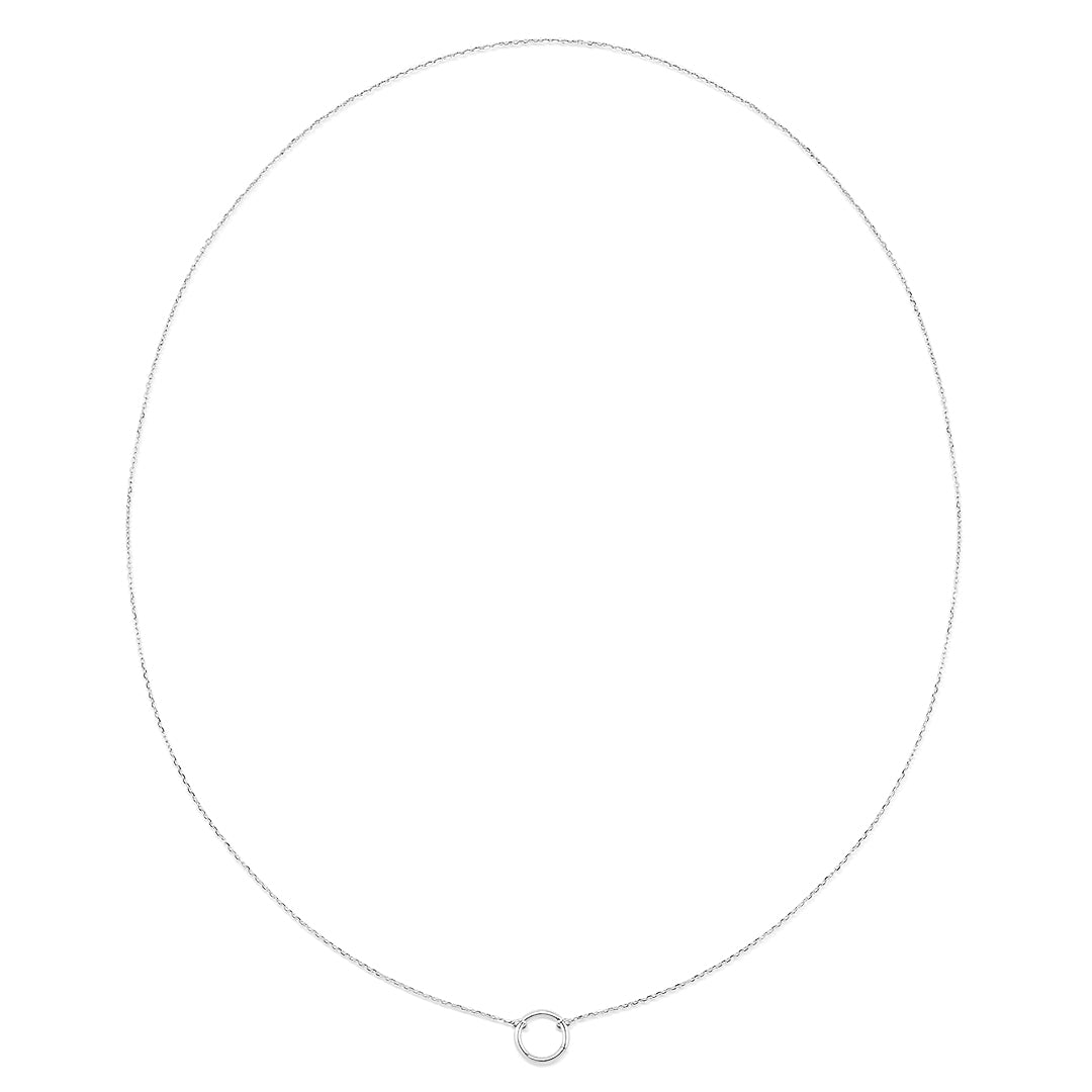 PENELOPE | Endless Charm Connector Cable Chain Necklaces AURELIE GI White Gold