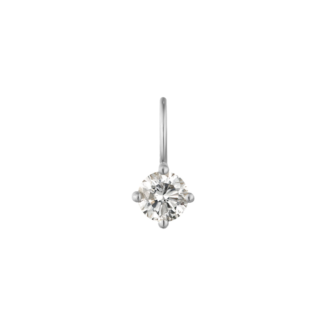 April Birthstone | Diamond Necklace Charm