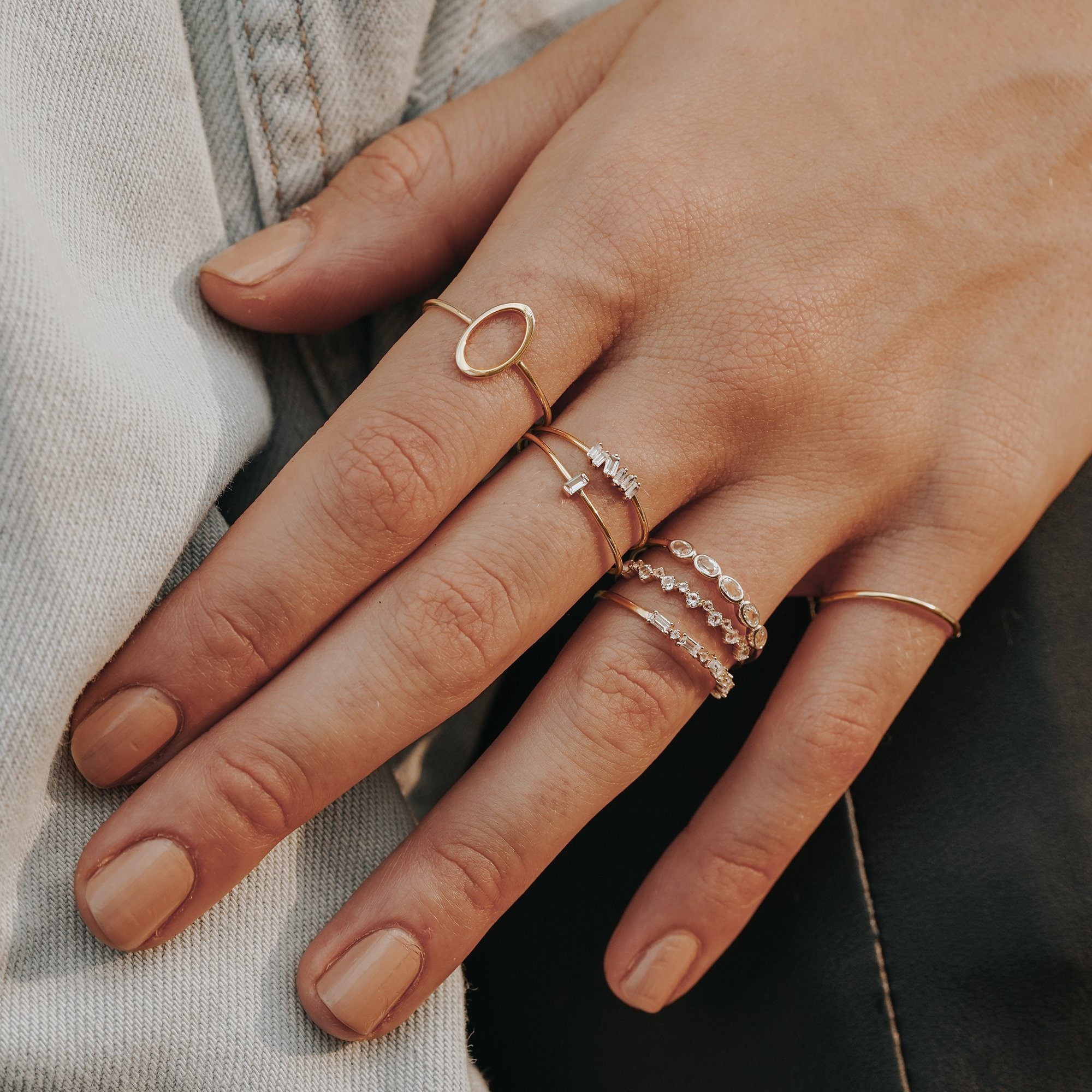 IRENE | Open Oval Ring Rings AURELIE GI