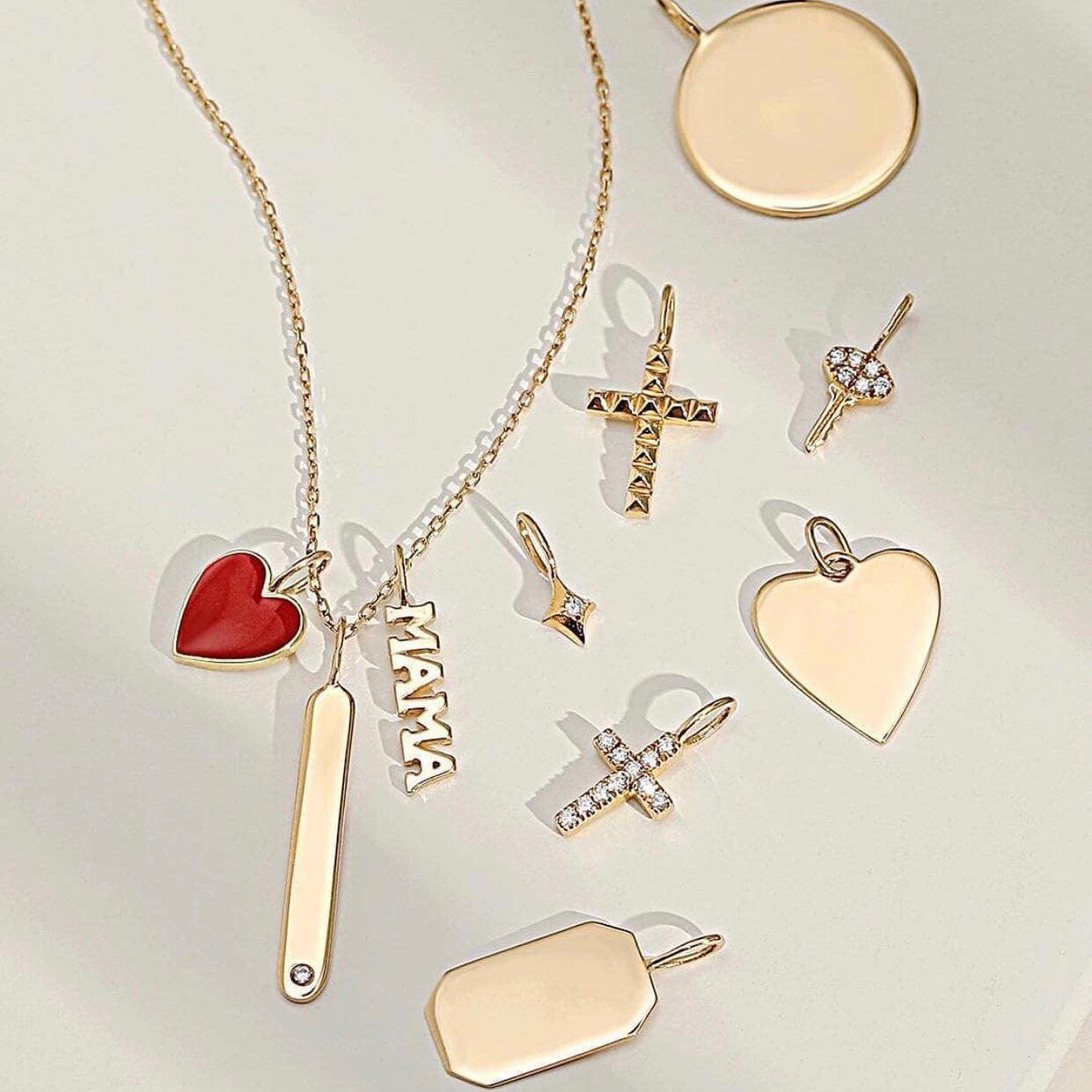 ESTHER | Diamond Cross Pendant