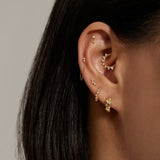 MILA | Lab-Grown Diamond Threadless Flatback Earring