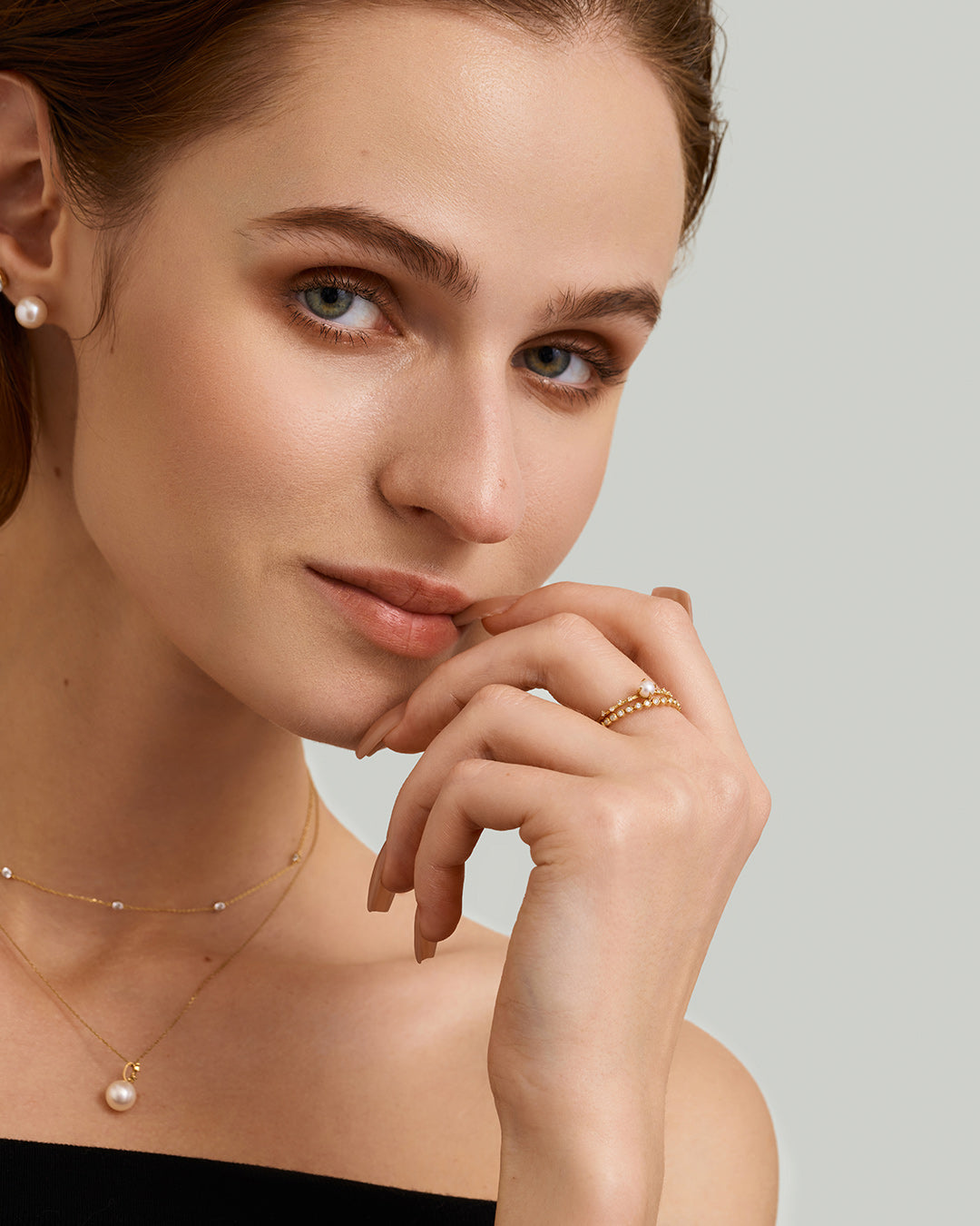 COLETTE | Pearl and Lab Grown Diamond Ring