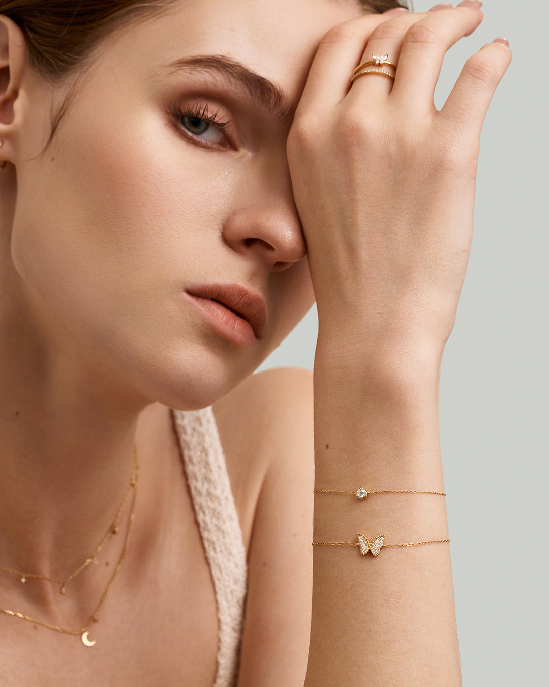 LILURA | Lab Grown Diamond Butterfly Bracelet