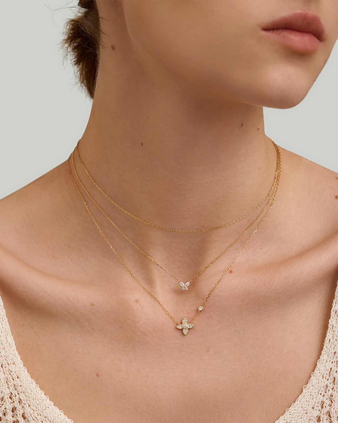 Marquise Lab Grown Diamond Butterfly Necklace