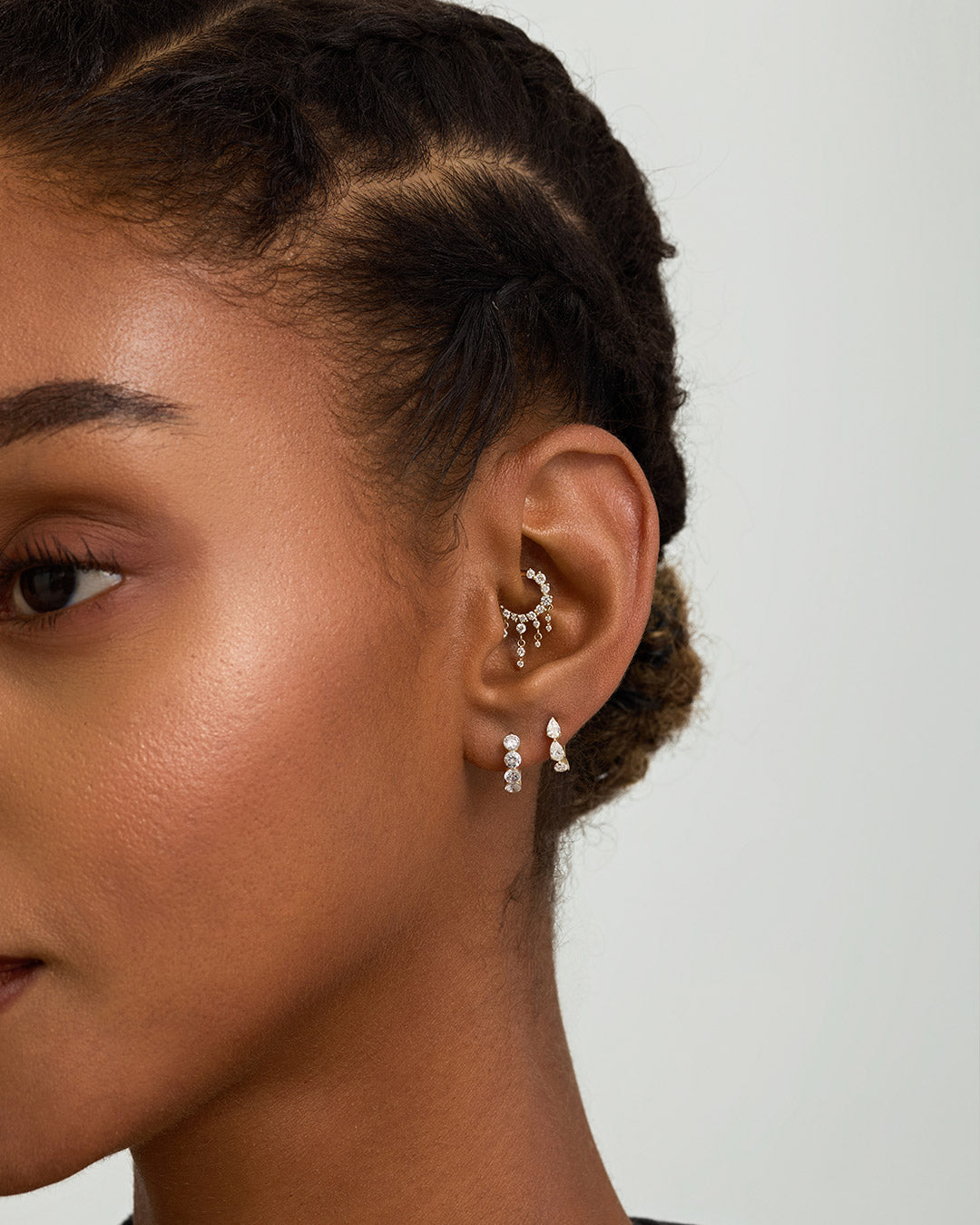 Dangling Lab Grown Diamond Clicker