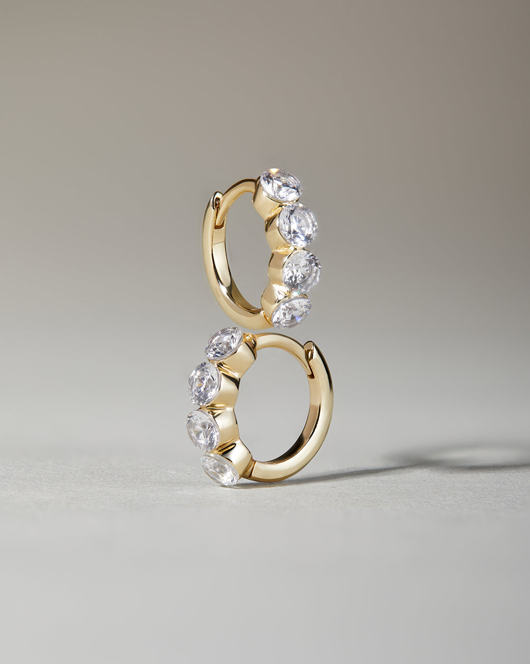 Lab Grown Diamond Huggie Hoop