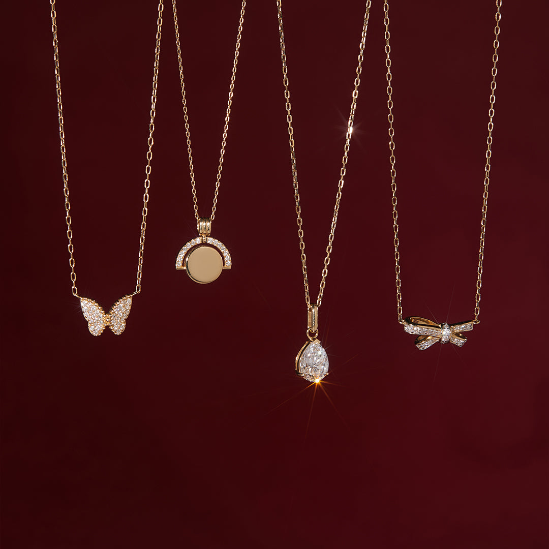 MARISTELA | Lab Grown Diamond Bow Necklace