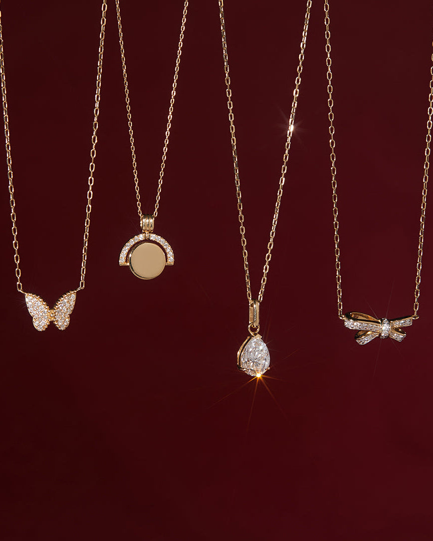 CASELLA | Pear Lab Grown Diamond Solitaire Necklace