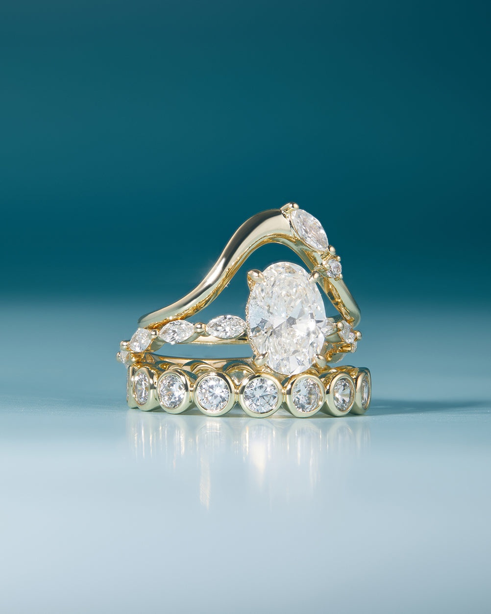 Oval Lab Grown Diamond Ring #7