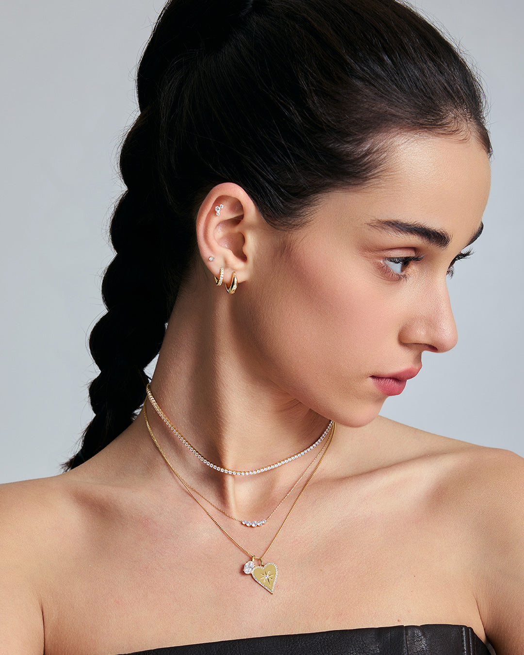 Oval Lab Grown Diamond Necklace Charm