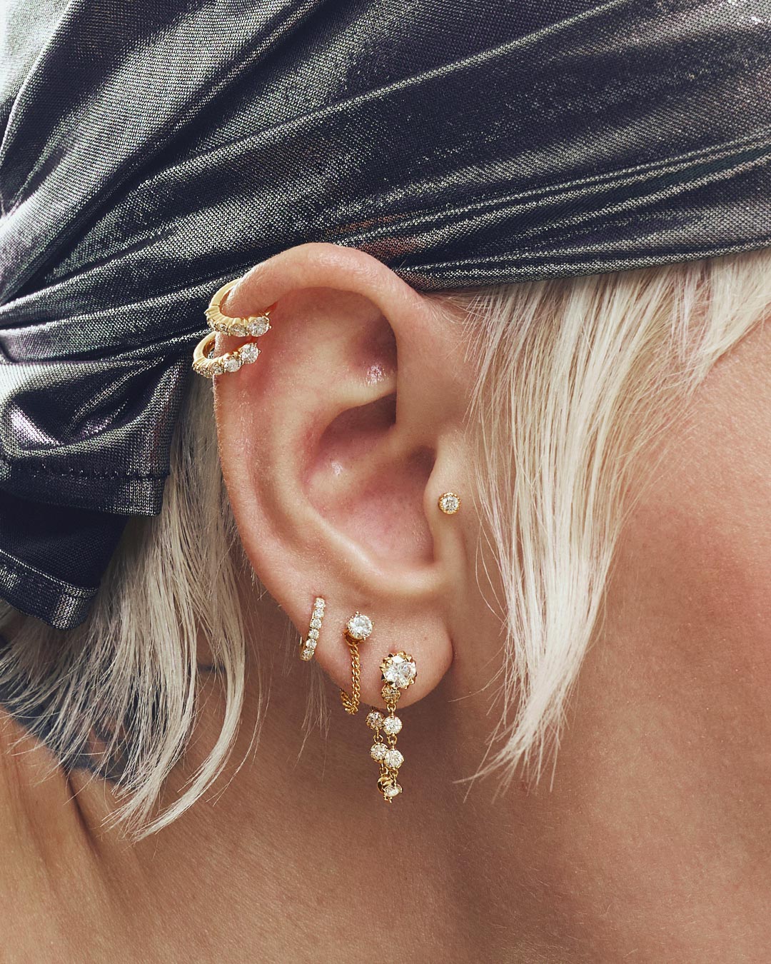 LAURYN | Bold Curb Chain Earring Charm