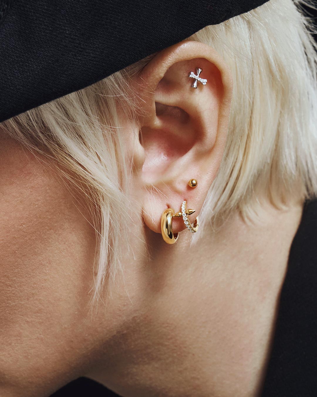 PADMA | Lab Grown Diamond Dagger Huggie