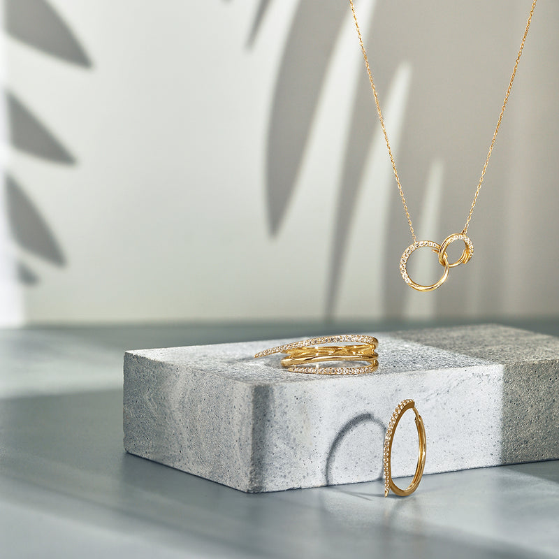 Interlinked Loop Necklace – Athea Jewellery