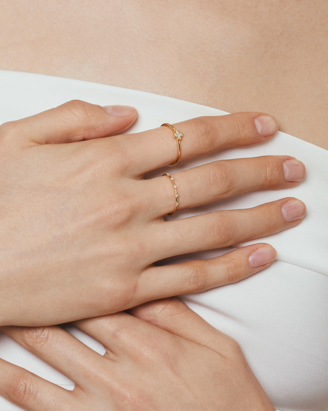 Lab Grown Diamond Clover Ring