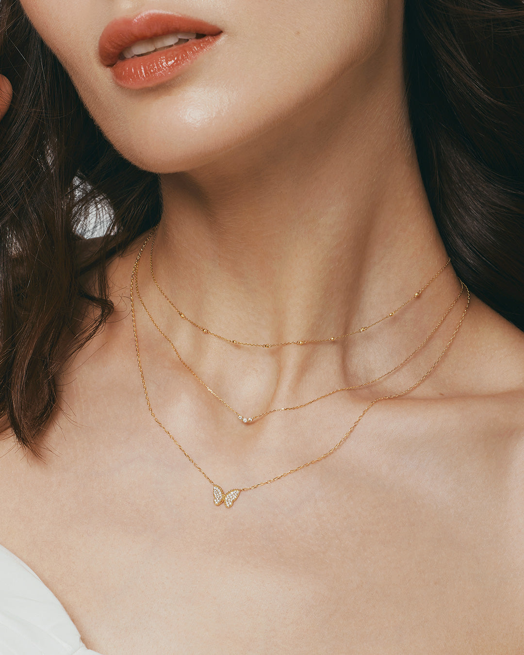 CHRYSALIS | Pave Lab Grown Diamond Butterfly Necklace