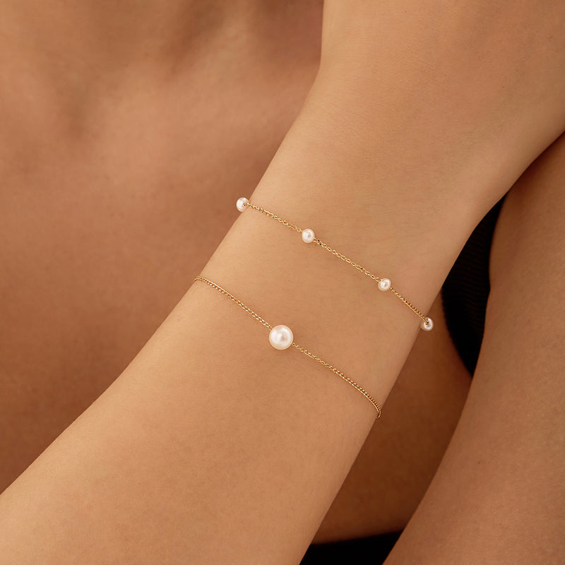 SARAH | Single Pearl Bracelet