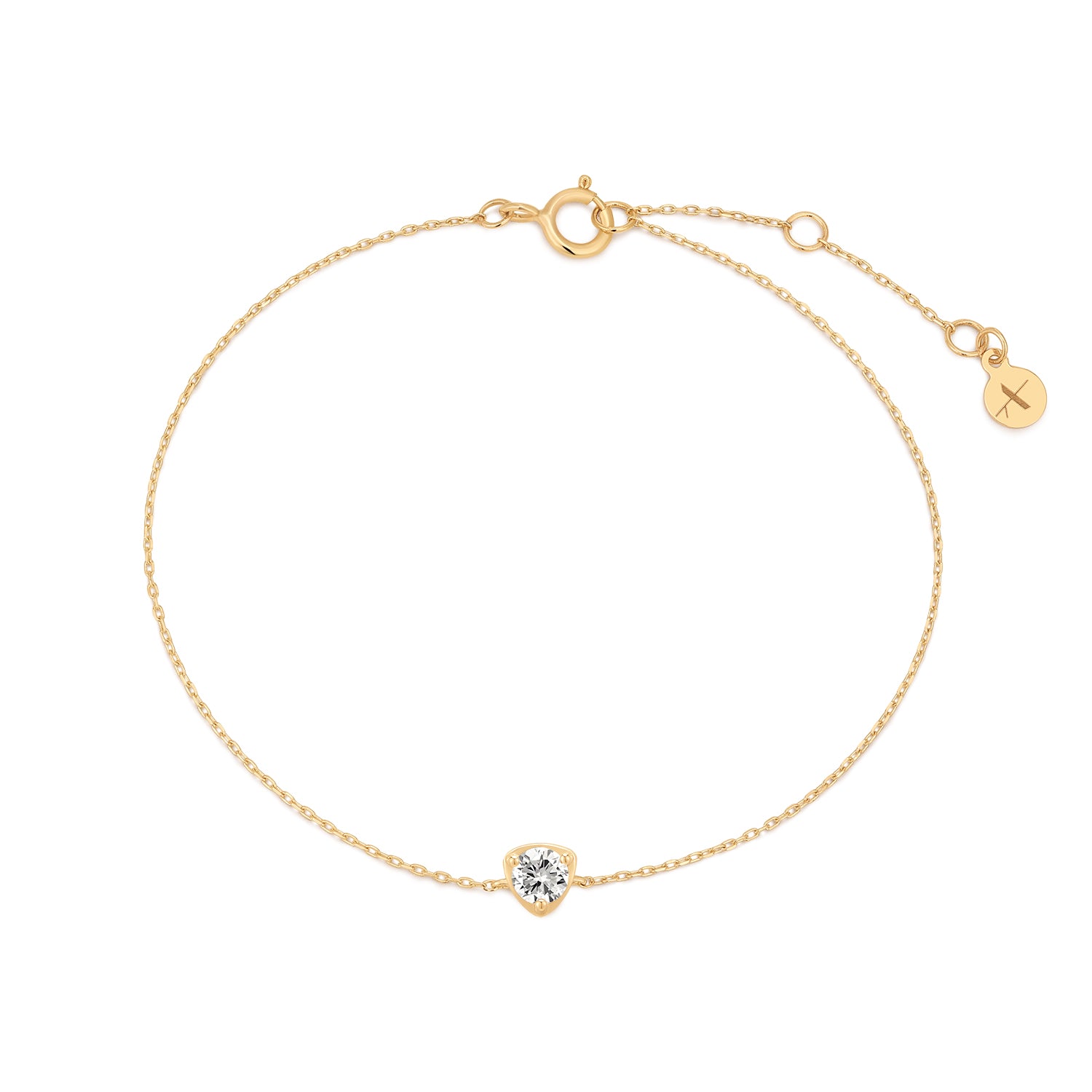 CLEMENTINE | Lab Grown Diamond Solitaire Bracelet