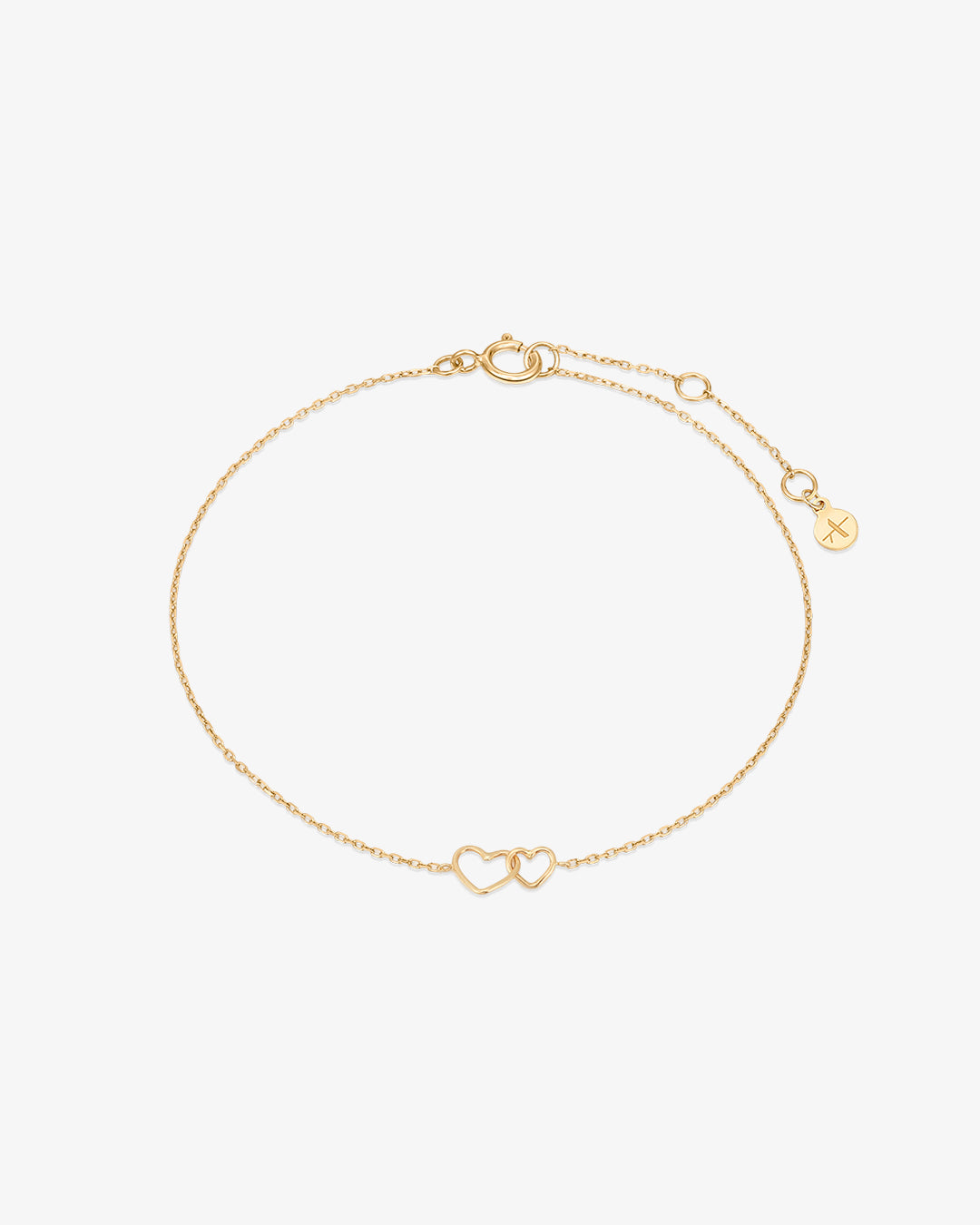 Heart-Shaped  Diamond Bracelet