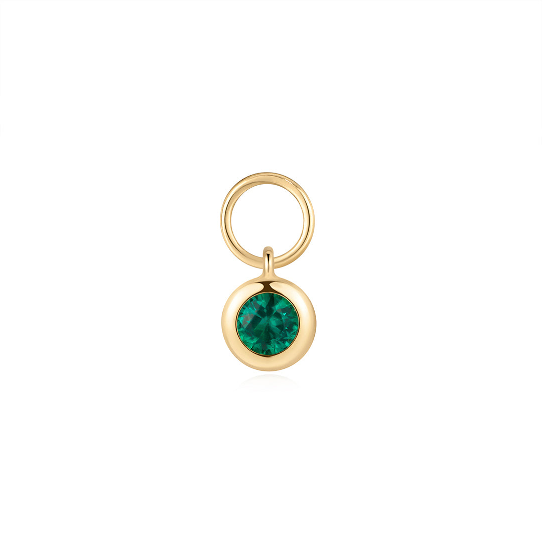 VALENTINA | Lab Grown Emerald Earring Charm