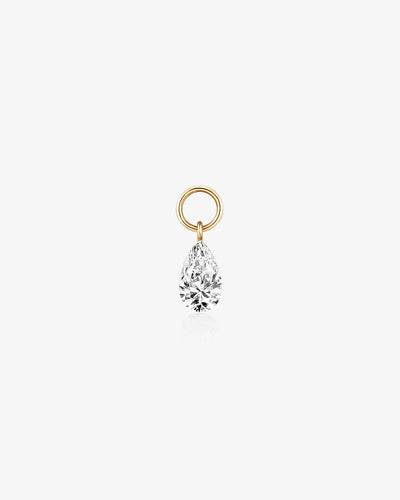 Pear Lab Grown Diamond Earring Charm