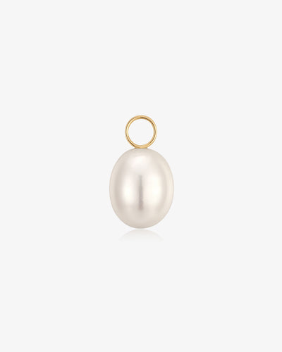 Oval Pearl Charm