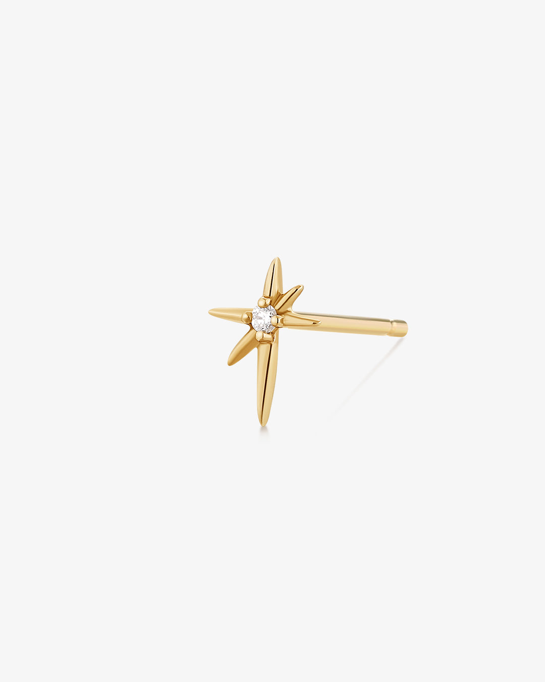 STAR | Single Diamond Starburst Stud